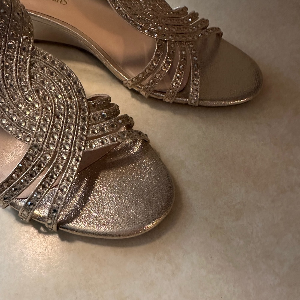 Dream Pairs Silver Strappy Heels - Picture 6 of 14